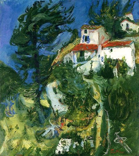 Landscape of Cagnes, Chaim Soutine - circa 1924 | Chaim soutine, Art, Chaim