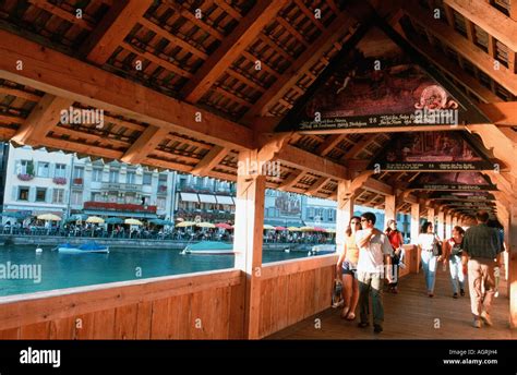 Chapel Bridge Lucerne Stock Photo - Alamy