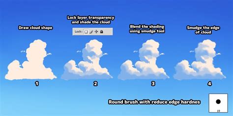 big anime cumulus cloud | Cloud tutorial, Digital painting tutorials, Tutorial