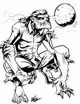 goosebumps werewolf coloring Pages  Rosio Nieto sketch template