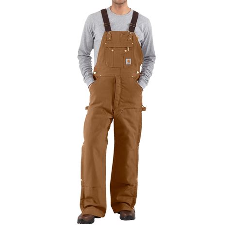 Carhartt Zip-to-Thigh Bib Overalls (For Men)