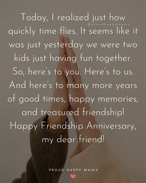 One Year Anniversary Of Friendship Quotes - Jemima Jennee