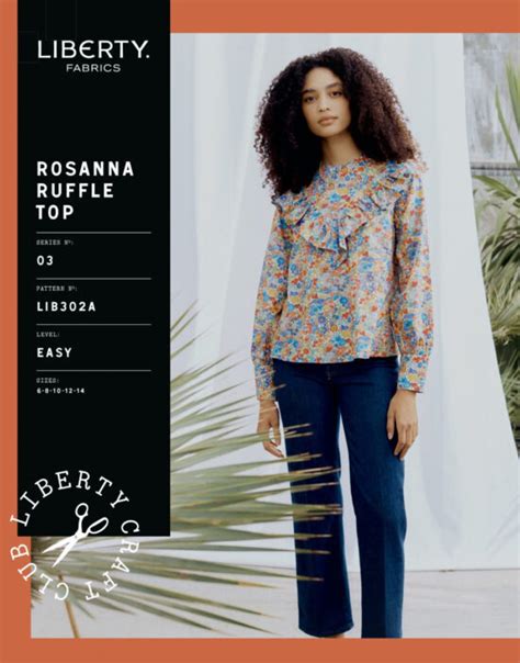 Rosanna Ruffle Top Liberty Sewing Pattern – Remnant House Fabric