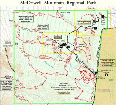 Mcdowell Mountain Trail Map - Virgin Islands Map