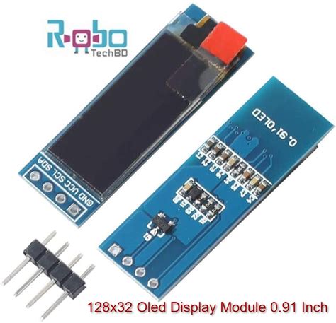 OLED Display Module - Res 128x32 - 0.91 Inch - Robotech BD