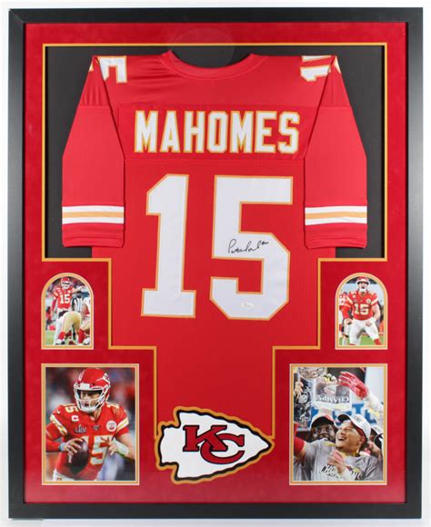 Patrick Mahomes Signed 34x42 Custom Framed Jersey (JSA COA) | Pristine Auction