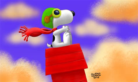 Snoopy Flying Ace Wallpaper - WallpaperSafari