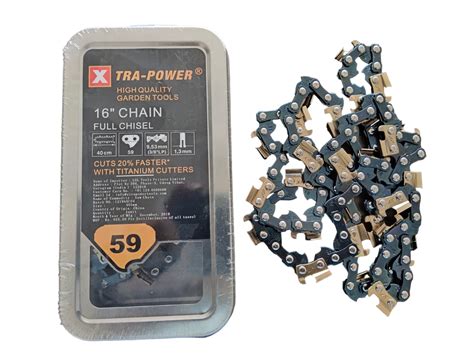 Xtra Power Titanium Chainsaw Chain 16 Inch - 100% Genuine