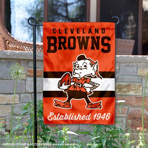 Cleveland Browns Throwback Logo Double Sided Garden Flag Flag - State ...