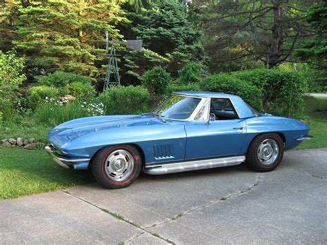 Corvettes for Sale: 1967 Corvette Convertible in Marina Blue - Corvette: Sales, News & Lifestyle