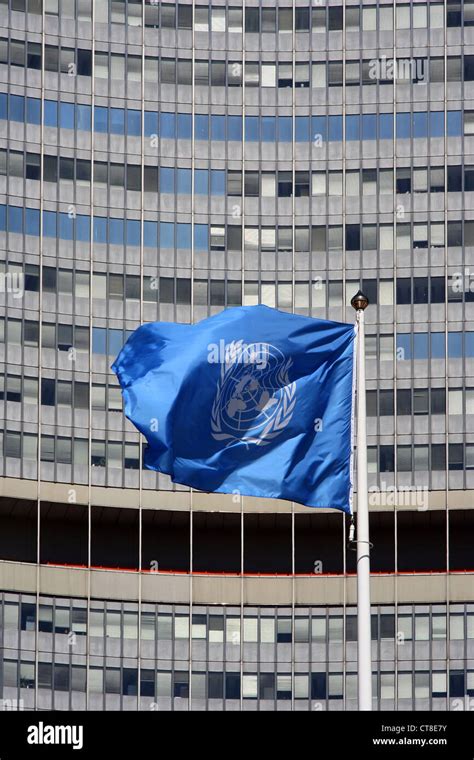 Vienna, United Nations buildings in the United Nations headquarters Stock Photo - Alamy