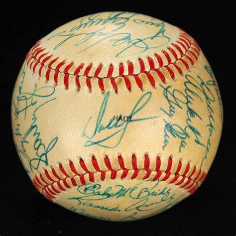 1980 Philadelphia Phillies Team Signed World Series Baseball 27 Signatures