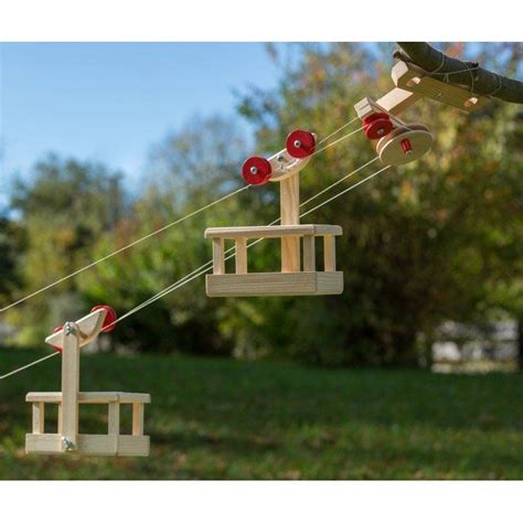 Wooden Cable Car and Station Kit | Cable cars, Car station, Natural toys