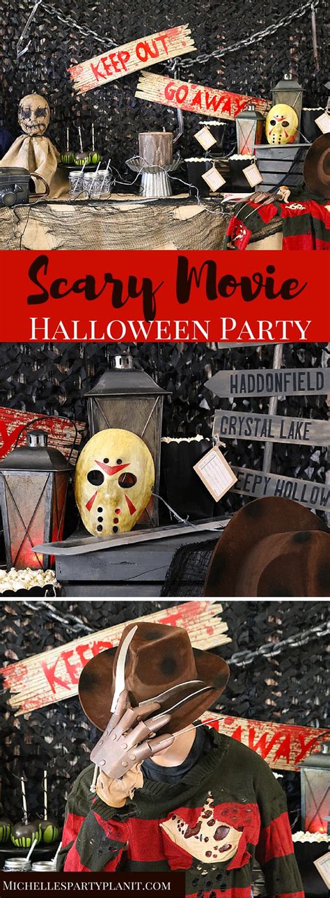 Scary Movie Halloween Party Ideas - Michelle's Party Plan-It ...