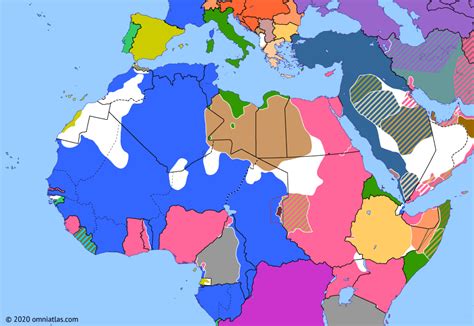 Ottoman Entry into WWI | Historical Atlas of Northern Africa (29 ...