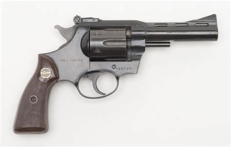 Rohm Model 38T revolver, .38 Special caliber, Serial #192894. The ...