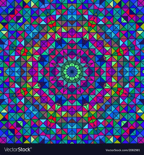 Color abstract geometric pattern Royalty Free Vector Image