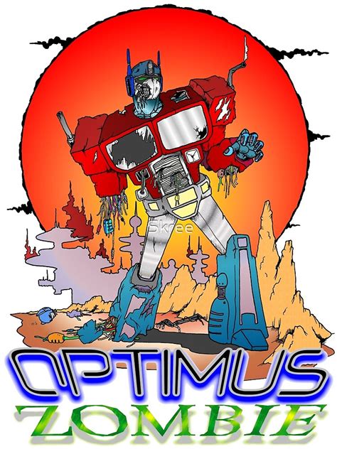 "Optimus Prime Zombie" by Skree | Redbubble