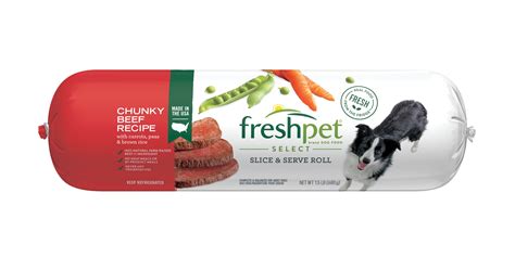 Freshpet Healthy & Natural Dog Food, Fresh Beef Roll, 1.5lb - Walmart.com