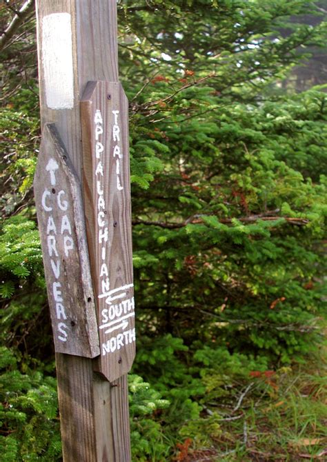 Appalachian Trail in the North Carolina mountains near Roan Mountain Nc ...