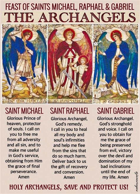 Pin on Archangels & Angels | Archangel prayers, Archangels, Catholic ...