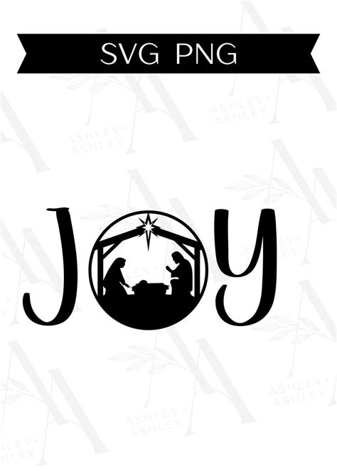 Joy SVG Nativity Svg Christmas Svg Joy Png Nativity Png - Etsy