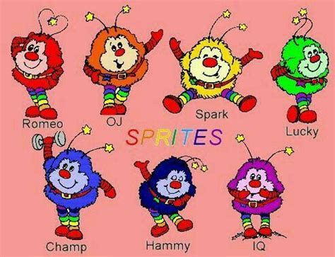 Rainbow Brite Sprites | Childhood memories, 80s cartoons, Vintage toys 80s