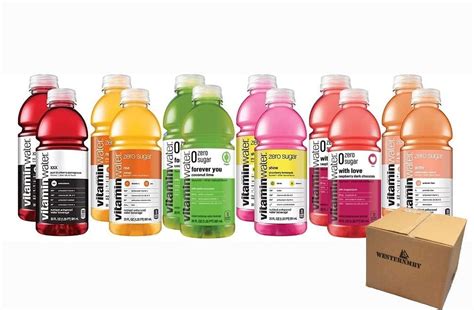 Vitamin Water ZERO Sugar | All Flavor Variety Pack, XXX, Rise, Gutsy, Shine, With Love, Forever ...