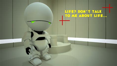 Marvin the paranoid android by SooSiaal on DeviantArt