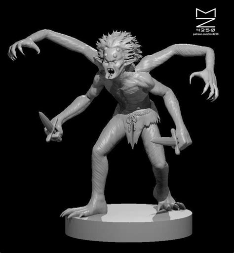 Spider Humanoid Miniature Mz4250 D&D 5e Dungeons and Dragons Fantasy Tabletop Roleplaying Games ...