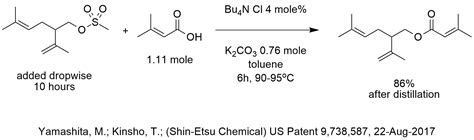 PTC Esterification Using Mesylate – PTC Organics, Inc.