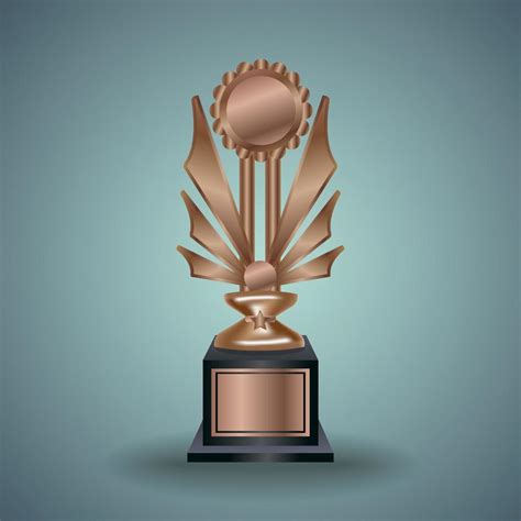 Bronze Trophy Mockup 19862585 Vector Art at Vecteezy