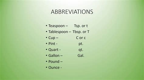 Tablespoon Abbreviation | Bruin Blog