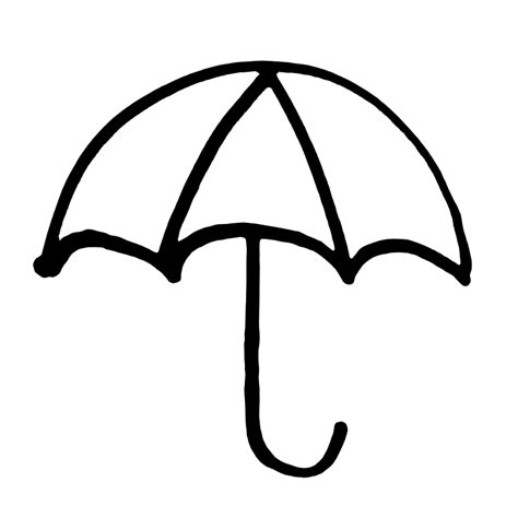 Rain Umbrella Drawing | Free download on ClipArtMag