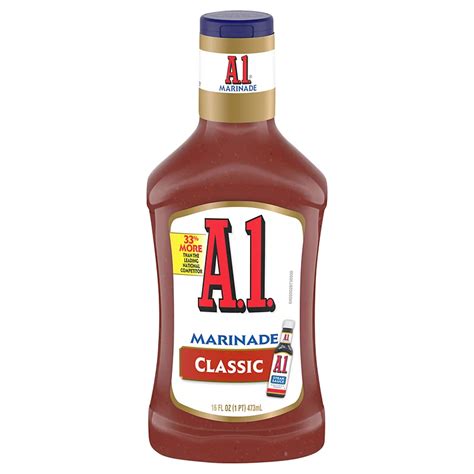 A1 Classic Steakhouse Marinade - Shop Sauces & Marinades at H-E-B