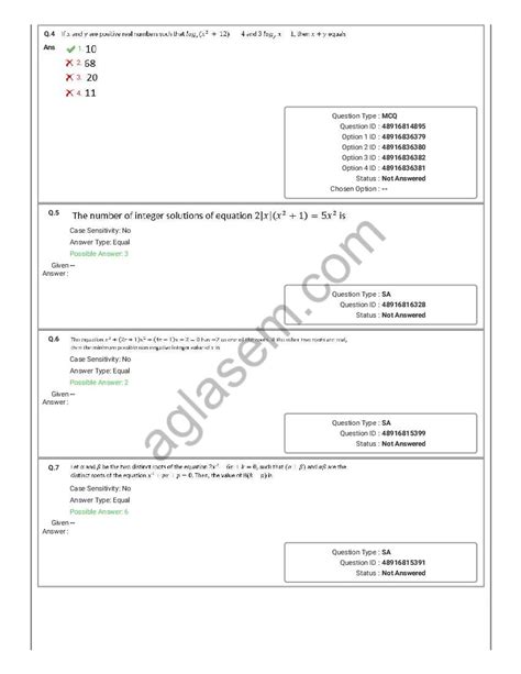 CAT 2023 Question Paper (PDF) (Available with Solution for Slot 1, 2, 3 ...