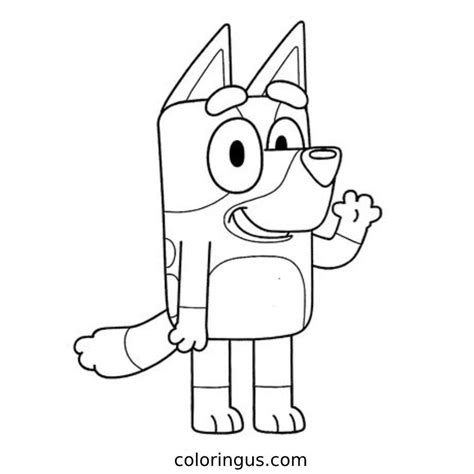 Bluey Coloring Pages (Free Printable PDF)