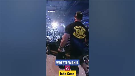 John Cena Wrestlemania 23 Entrance #youtubefeed #viral #shortvideo # ...