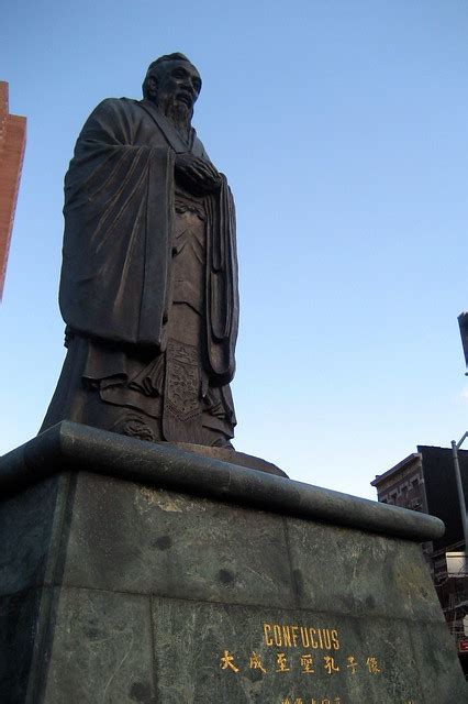 NYC - Chinatown: Confucius Plaza - Confucius Statue | Flickr - Photo Sharing!