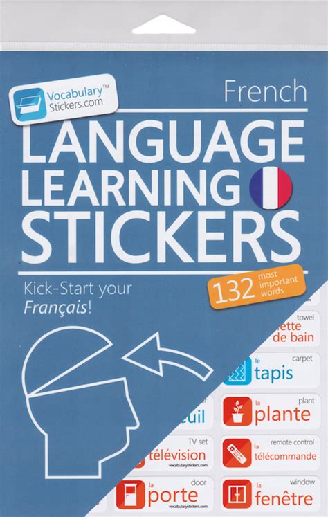 French Language Stickers – VocabularyStickers™