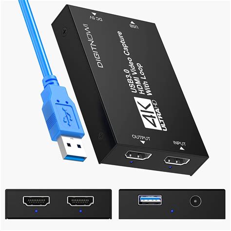 Buy Capture Card 4k HDMI to USB, Video Capture Card USB3.0, Game ...