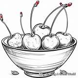 Cherry Coloring Pages  Free & Printable sketch template
