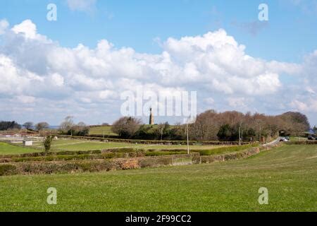 John Mad Jack Fuller's Obelisk The Brightling Needle, Sussex Stock Photo - Alamy