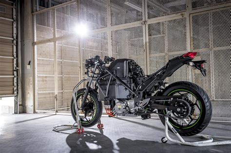 Electric powered bike unveiled by Kawasaki