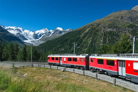 Bernina Express Train Route Map