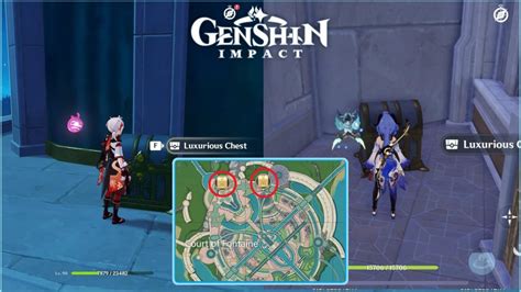 Top Genshin Impact Hidden Treasure Chests In Fontaine Map 4.0