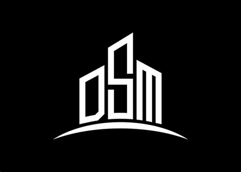 Premium Vector | Letter dsm building vector monogram logo design ...