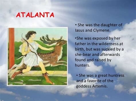 Atalanta Greek Mythology.