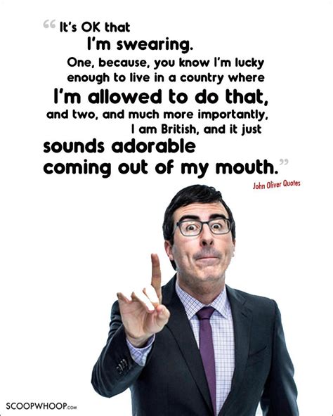 17 Witty One-Liners From John Oliver That Are Slick As A Whistle