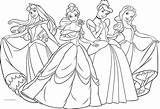 All Princess Coloring Pages At Webrussellblog Blog sketch template